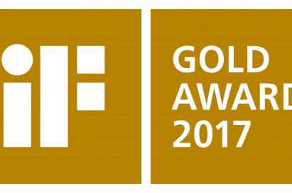 The logo of the iF Gold Award 2017.