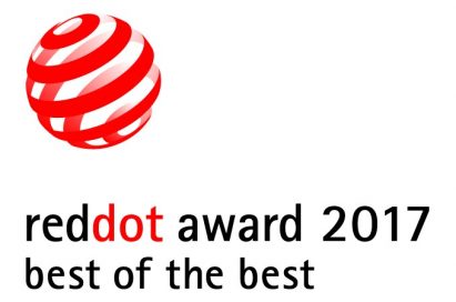 Logo of the reddot award 2017 best of the best.