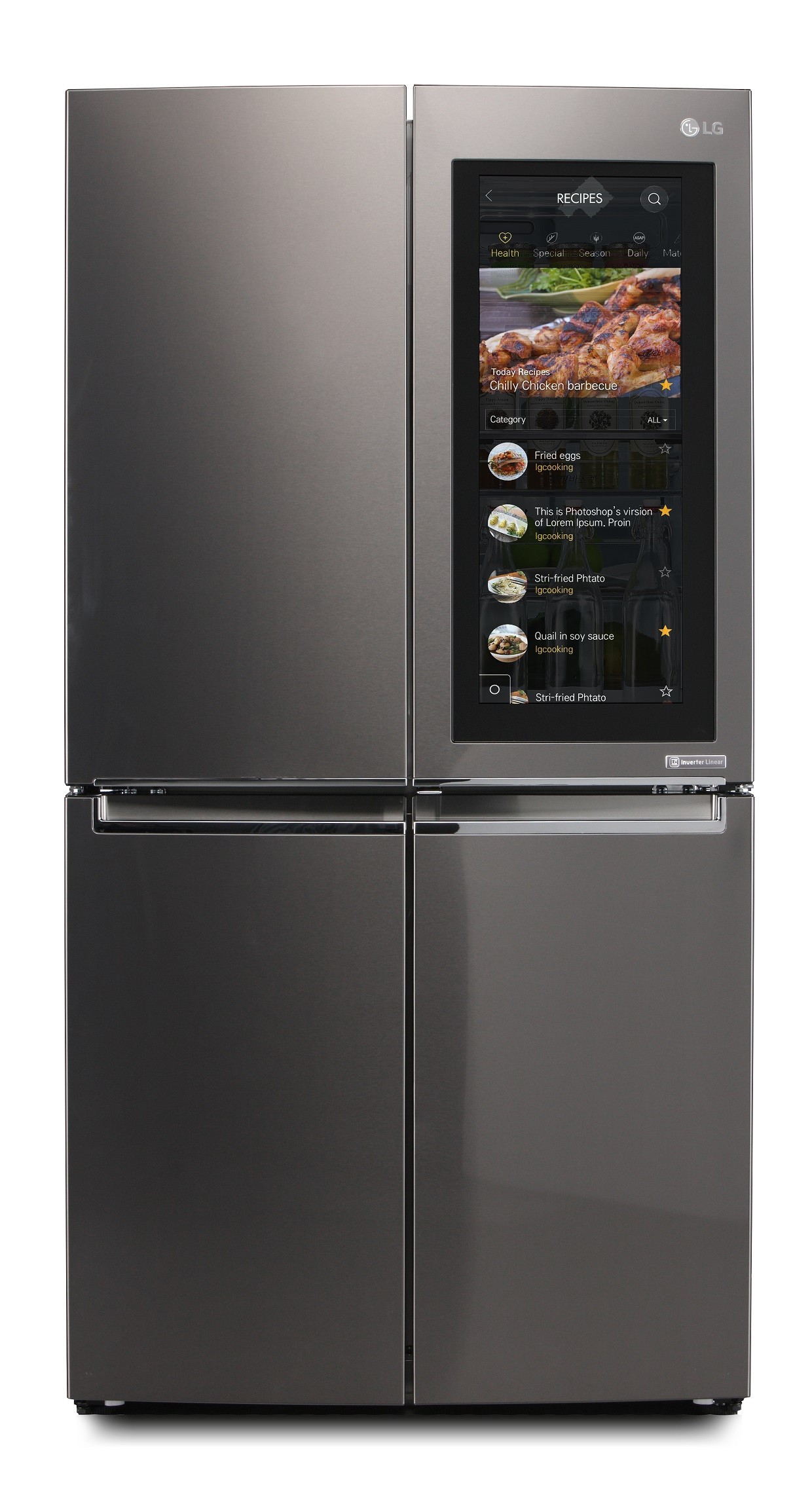 Best of the Best award-winner, LG Smart InstaView refrigerator.