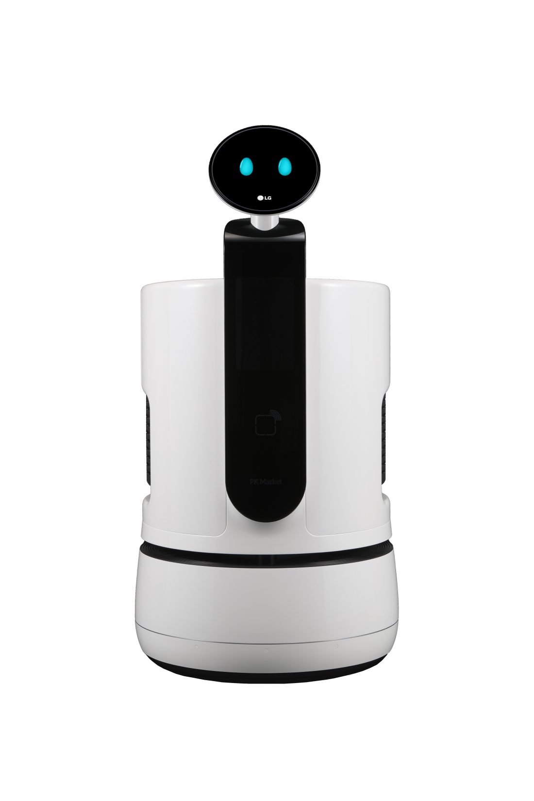 Front view of the LG CLOi PorterBot