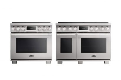 A front view of the SIGNATURE KITCHEN SUITE Pro range.