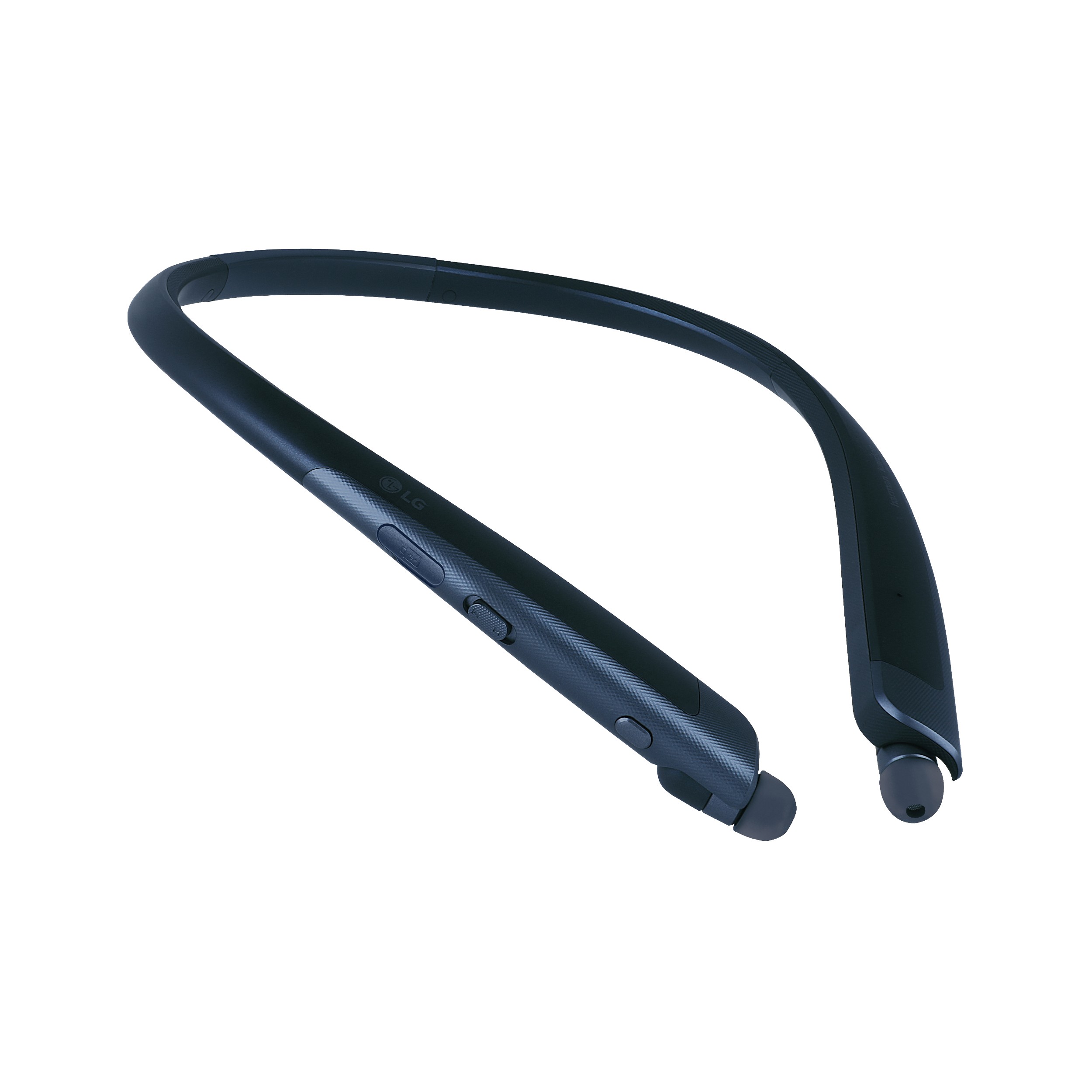 The side view of the LG TONE Platinum SE in Blue