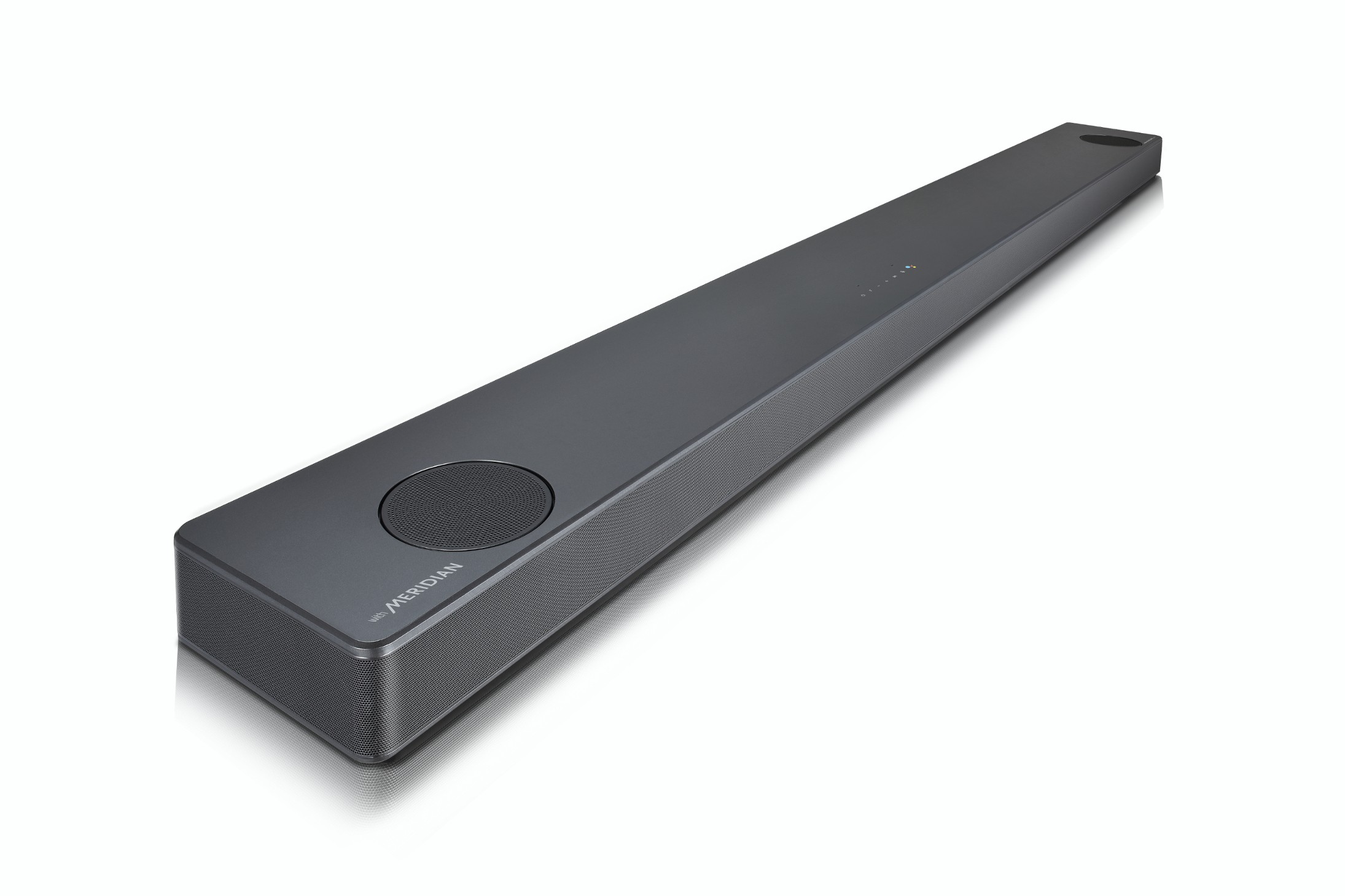 A left-side view of LG Soundbar model SL10YG