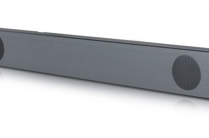 A right-side view of LG Soundbar model SL9YG