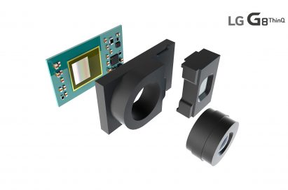 A graphic showing the parts that make up Infineon’s REAL3™ Image Sensor Chip, which will be included in the LG G8 ThinQ