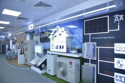 An inside view of LG’s Dubai Air Conditioning Academy which was designed to train technicians, dealers and contractors