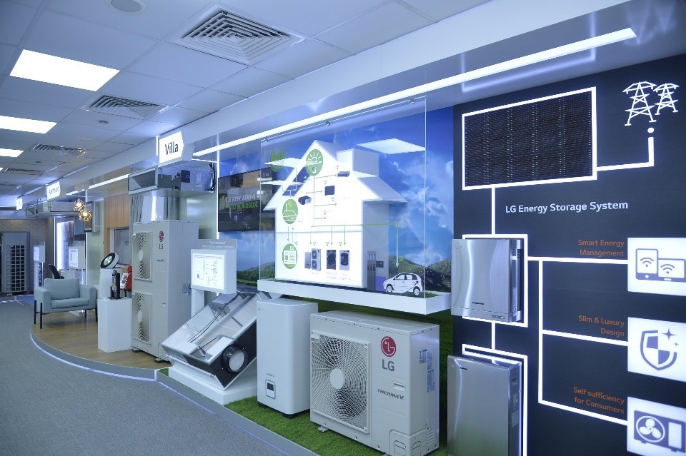 An inside view of LG’s Dubai Air Conditioning Academy which was designed to train technicians, dealers and contractors
