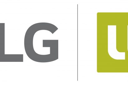 Logos of LG Electronics and LUMI