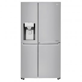 A front view of LG’s Side-by-Side refrigerator model.
