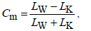 The mathematical equation of the Contrast Modulation method