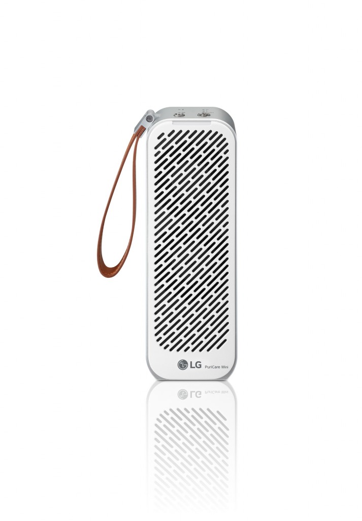 Front view of LG PuriCare Mini in white color
