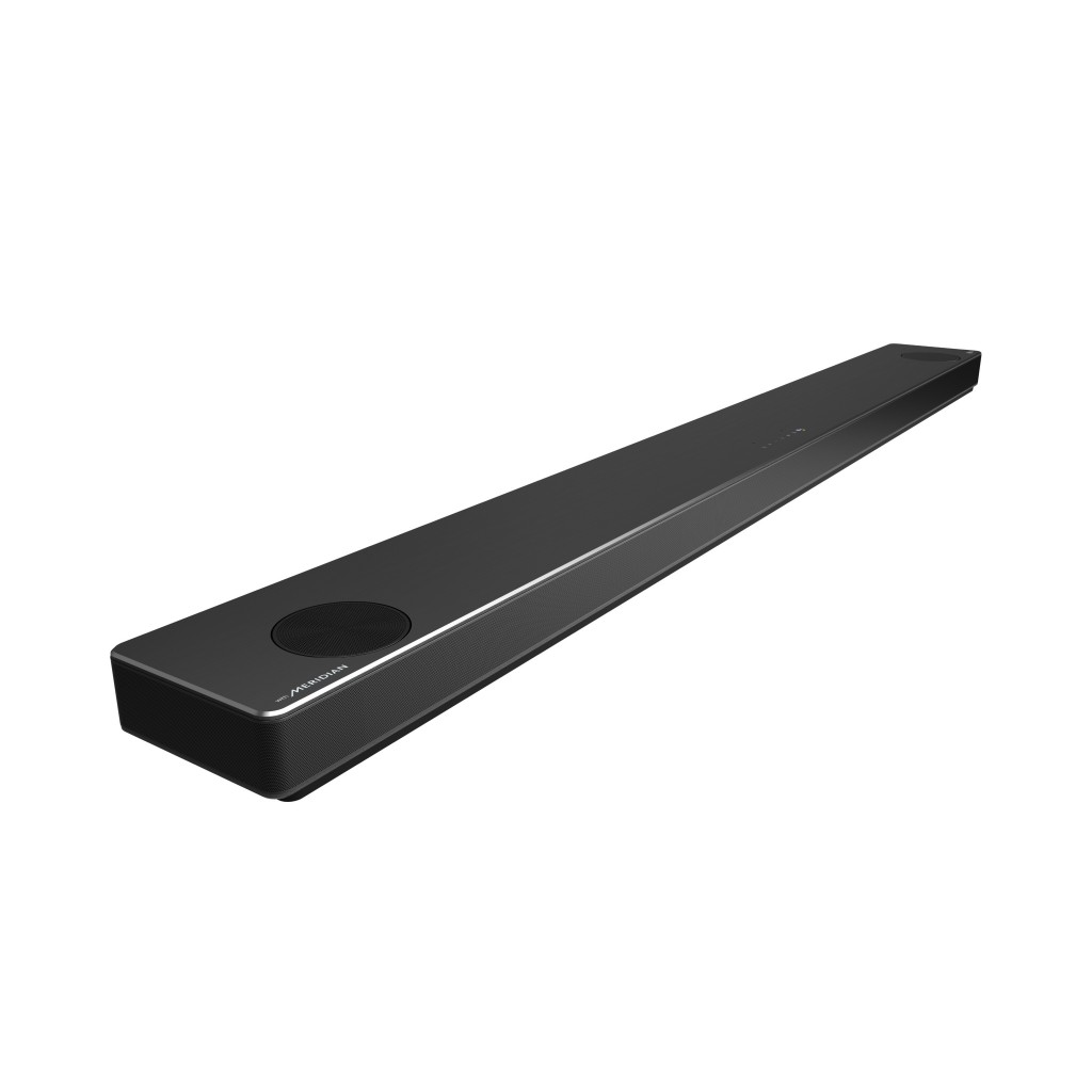 Left side view of LG SoundBar model SN11RG