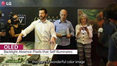 A two-minute video of Pedro Valery, head of TV Products at LG Electronics Brazil, explaining the parts found inside an LG OLED TV to media reporters, as he opens up one of LG’s TVs to showcase its simple yet superior technology at Lab Tech LG.