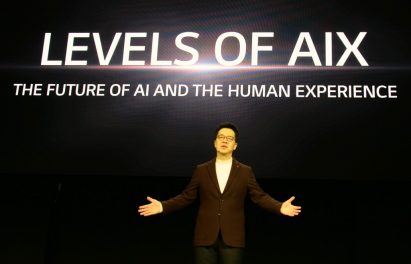 Dr. I.P. Park talks about the future of artificial intelligence (AI) development at CES 2020 under the topic, “Levels of AI Experience: the future of AI and the Human Experience”