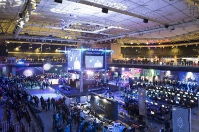A view overlooking the Gameathlon 2020 arena, Greece’s most popular gaming event which was held in January.