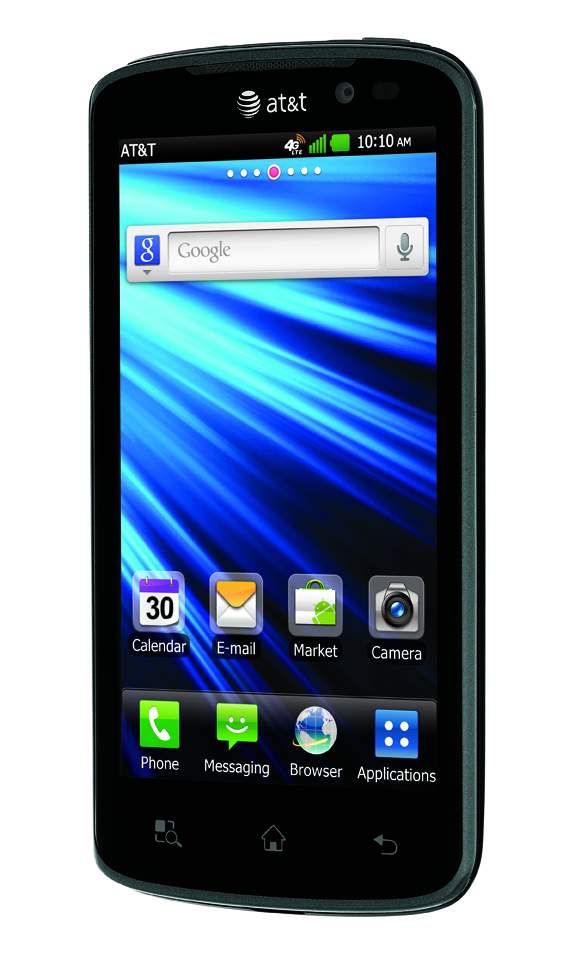 15-dgree front view of LG Nitro HD