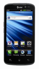 Front view of LG Nitro HD
