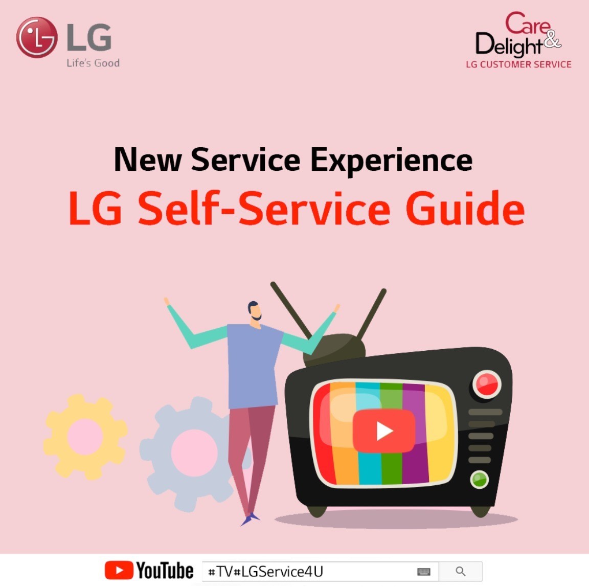 Poster for the LG Self-Service Guide