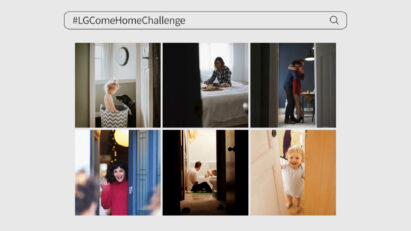 Participants’ posts on their daily lives at home with their loving families, under the hashtag ‘#LGComeHomeChallenge’.