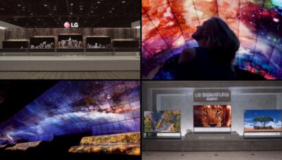 Pictures of LG’s most iconic displays of innovation over the years, including its rollable TV, LG OLED Falls and the world’s first OLED 8K TVs