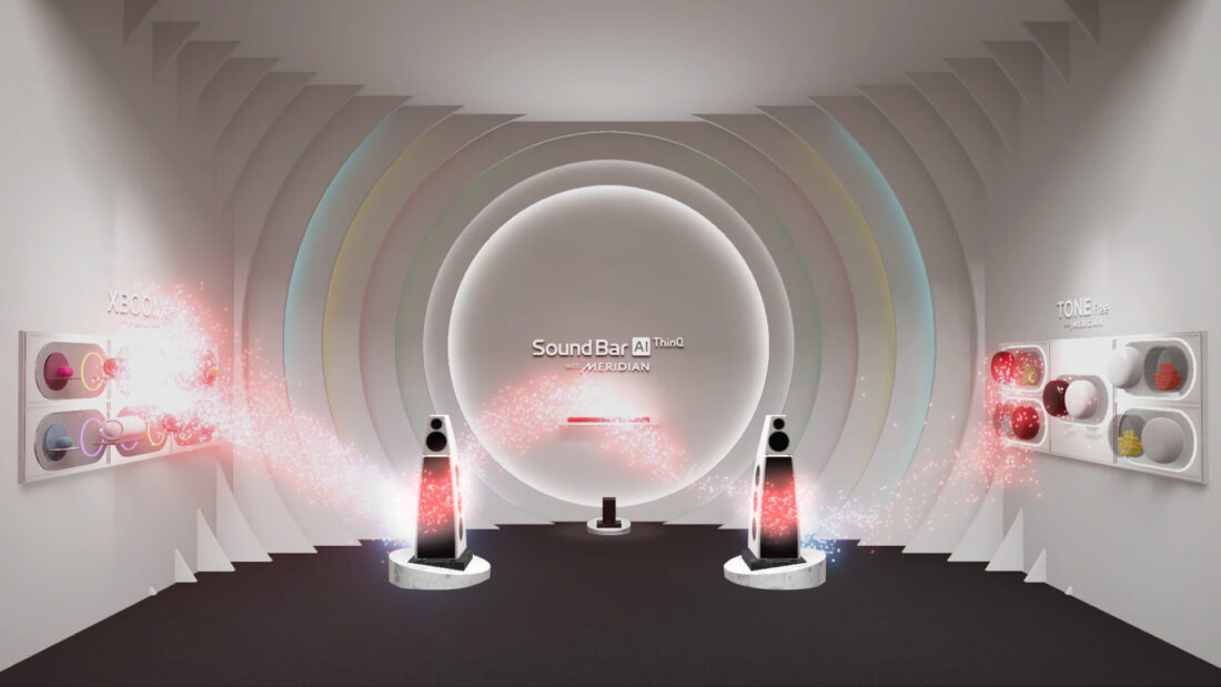 The LG XBOOM, LG SoundBar and LG Tone lineups complete a mesmerizing sound wave as part of the audio stop on LG’s virtual exhibition tour
