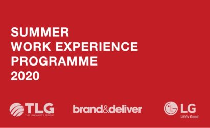 Poster for the summer work experience programme held by LG and its partners