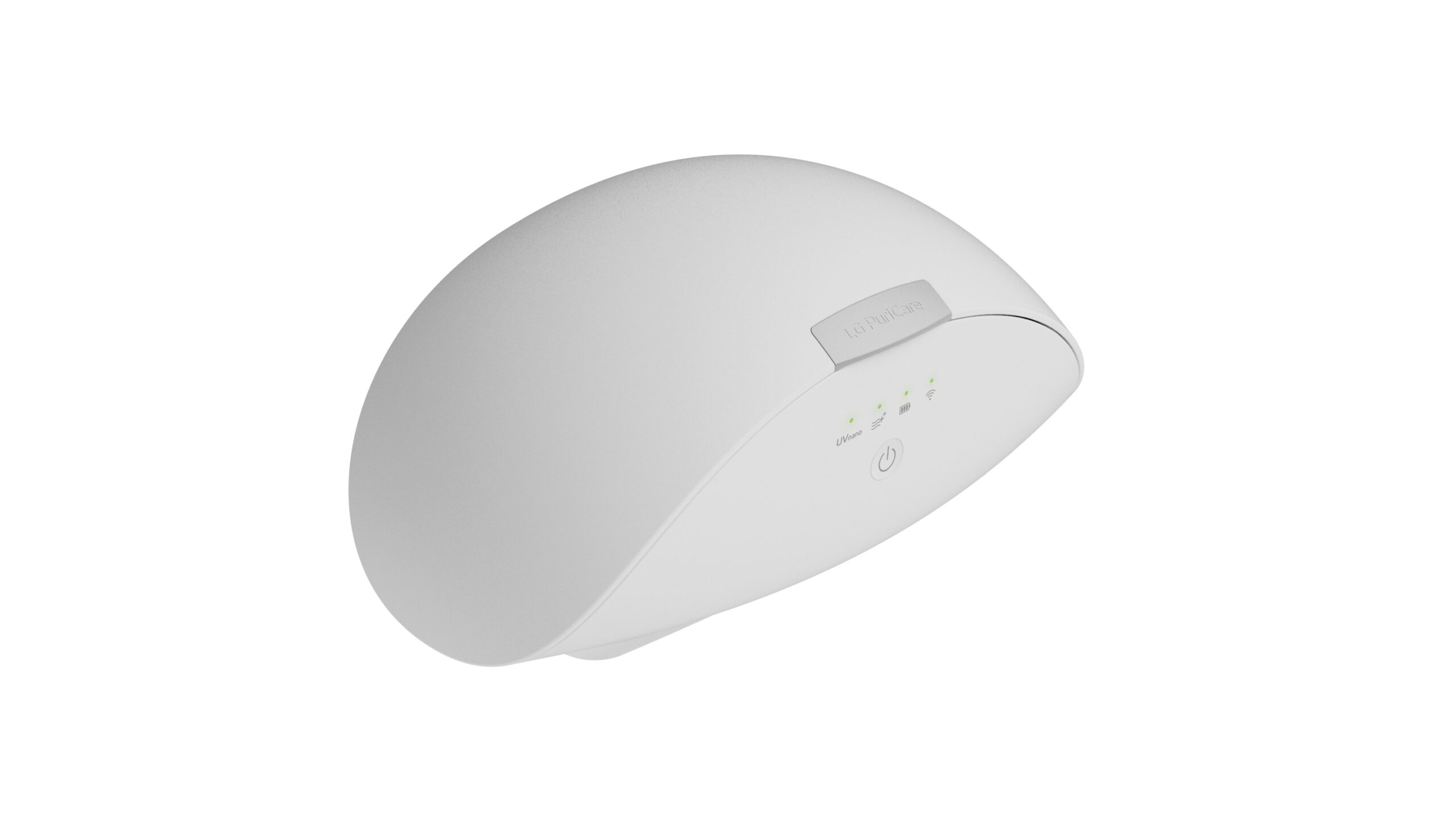 Three-quarter view of LG PuriCare™ Wearale Air Purifier Case