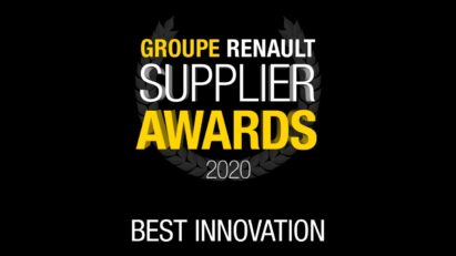 Logo of the first-ever virtual 2020 Renault Supplier Awards for Best Innovation