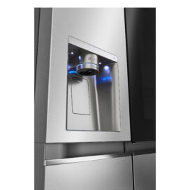Rear view of water and ice dispenser with UVnano™ technology