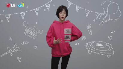 Reah Keem, a virtual composer and DJ, was recreated in super-realistic detail thanks to deep learning technology so that she could introduce the new LG CLOi robot during its CES 2021 online exhibition.