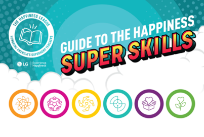 An image listing six capabilities of superhero teachers who deserve to be awarded by The Happiness League.