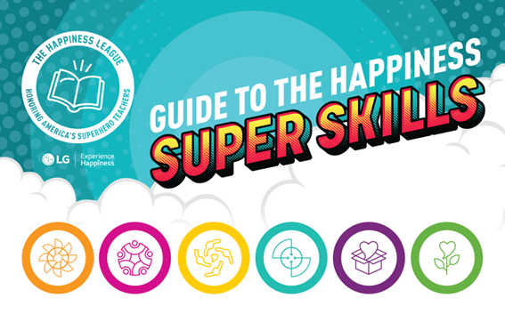 An image listing six capabilities of superhero teachers who deserve to be awarded by The Happiness League.