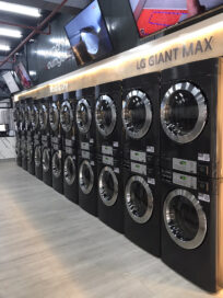 LG commercial washing machines and dryers