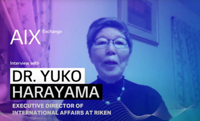A photo of Dr. Yuko Harayama, executive director of International Affairs at Riken