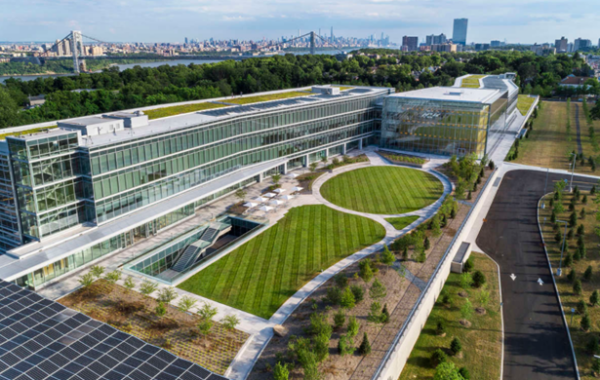 A view overlooking the LG North American headquarters in New Jersey