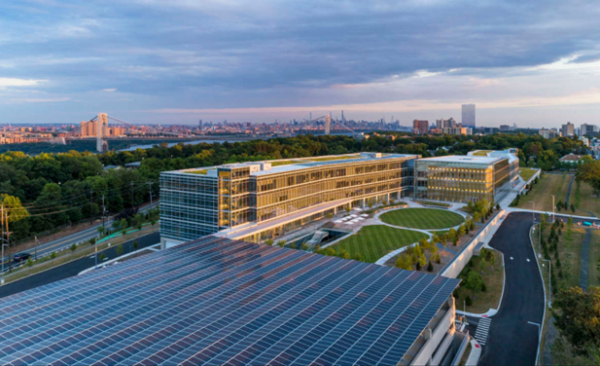  A far overlooking view of the LEED Platinum Certified LG North American headquarters campus 