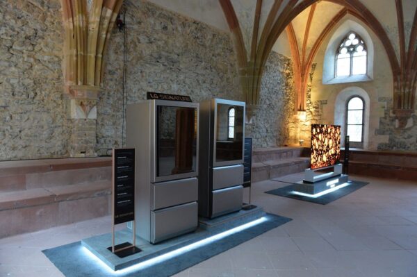 LG SIGNATURE’s exquisitely designed products being displayed inside the Eberbach Monastery.