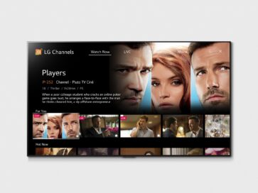 LG Channels displaying the movie 'Players' on its Watch Now page