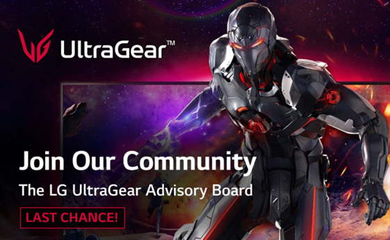 An image to join LG UltraGear Advisory Board