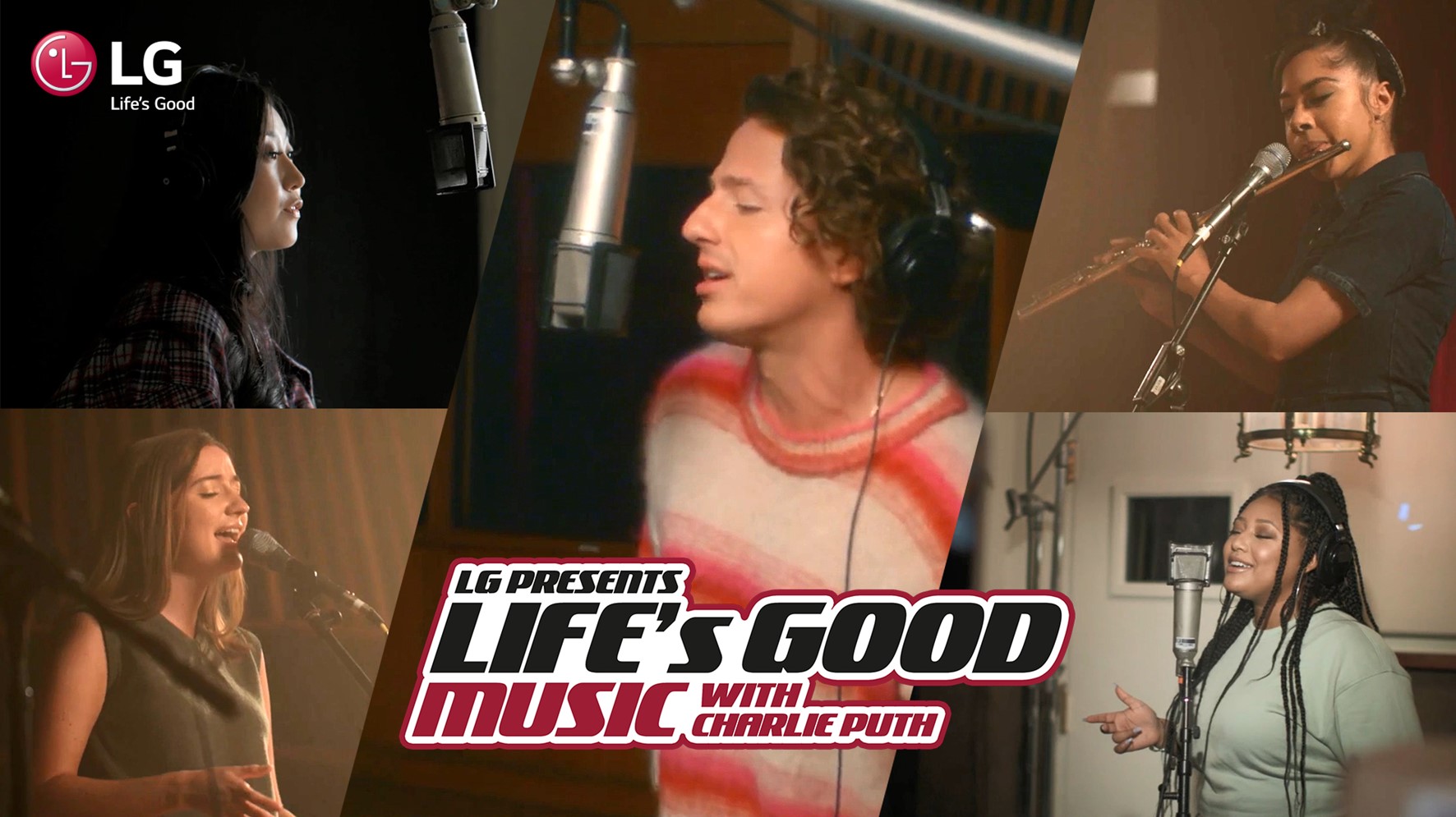 Charlie Puth and four winners are performing.