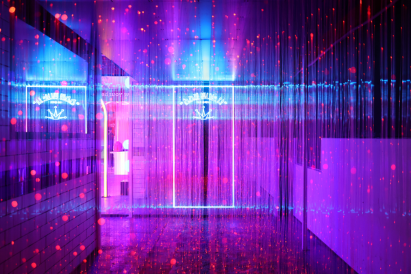 The OLED Tunnel installed at Gold Star Arcade in Seoul.