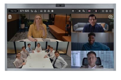 One:Quick Works’ screen displaying people in the remote meeting