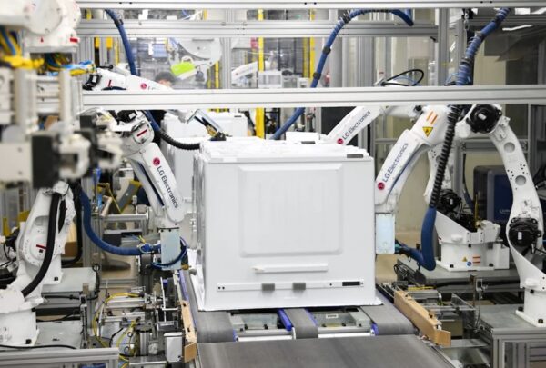 A photo regarding Kitchen appliance manufacturing automation