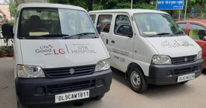 Two ambulances LG donated to local hospitals.