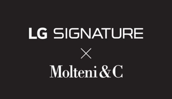Logos of LG SIGNATURE and Molteni&C together.