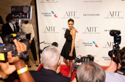 Style icon Olivia Palermo posing on the red carpet at the ABT Fall Gala.