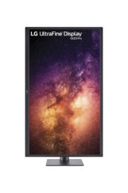 LG UltraFine Display OLED Pro monitor with vertical display setting – front view