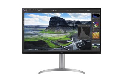 Front view of LG UltraFine monitor