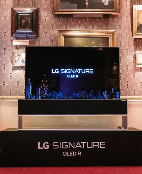 LG SIGNATURE OLED R showcased in the Royal Albert Hall