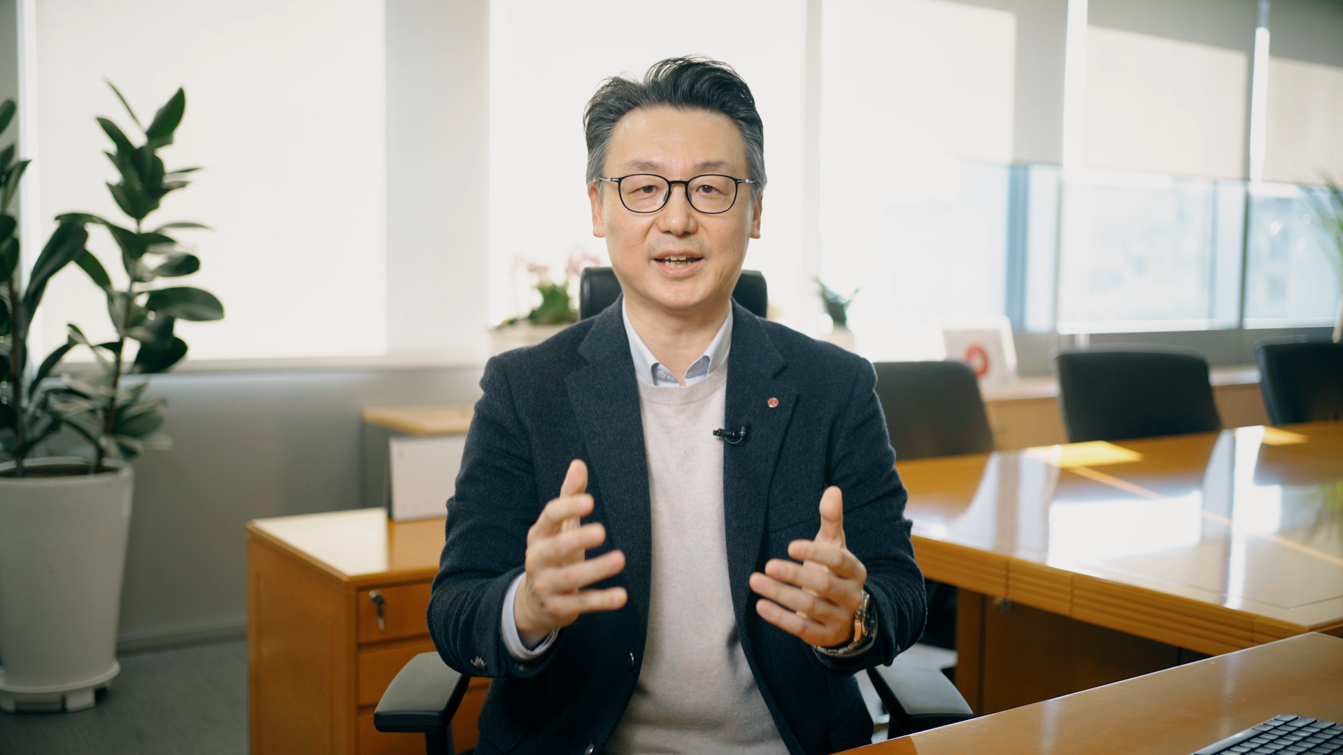 A photo of Eun Seok-hyun, president of the LG VS Company.